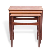 Mid Century Danish Teak Nesting Tables by Hans J. Wegner, 1960s