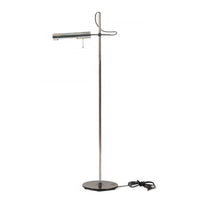 Vintage Mid Century Italian Silver Chrome Floor Lamp by Arteluce (attr)