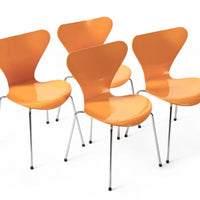 Danish Modern Dining Chairs Series 7 by Arne Jacobsen for Fritz Hansen