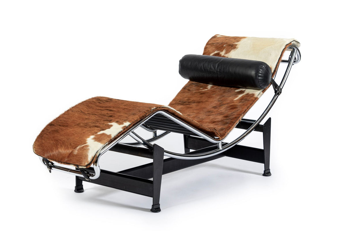 【処分価格】Le Corbusier LC4 牛革カウスキン 1人掛けソファ 0_Cassina_LC4_Lounge_Chair_Cow