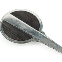 Georg Jensen Sterling Silver and Ebony Hand Mirror No. 224 by Harald Nielsen, Denmark c. 1930