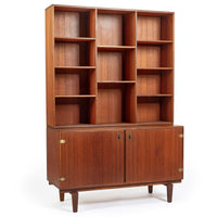 Danish Mid-Century Modern Teak Bookcase Cabinet by Peter Løvig Nielsen, 1960s