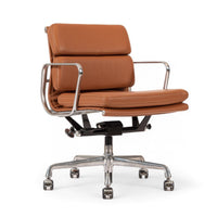 Eames for Herman Miller Brown Leather Office Chair 2000s