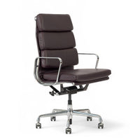 Eames for Herman Miller Tall Dark Purple Desk Chair
