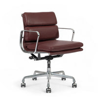 Eames for Herman Miller Red Leather Office Chair 2000s