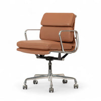 Eames for Herman Miller Brown Leather Office Chair 2000s