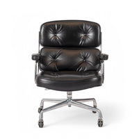 Eames for Herman Miller Time Life Black Leather Office Chair 1981