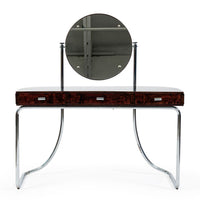 Rare Fritz Hansen Model S214 Tubular Steel Dressing Table Attributed to Mart Stam Denmark 1930s