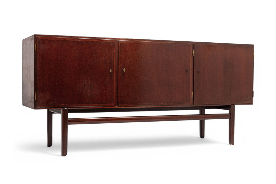 Mid Century Wood Sideboard Cabinet or Credenza by Ole Wanscher