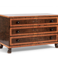 Vintage Mid Century Swedish Three Drawer Dresser