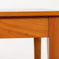 Antique French Art Deco Cherry Wood Writing Desk Table by Jacques Quinet