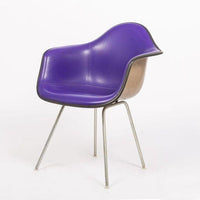 Mid Century Purple DAX Lounge Chairs by Eames for Herman Miller, 1960s