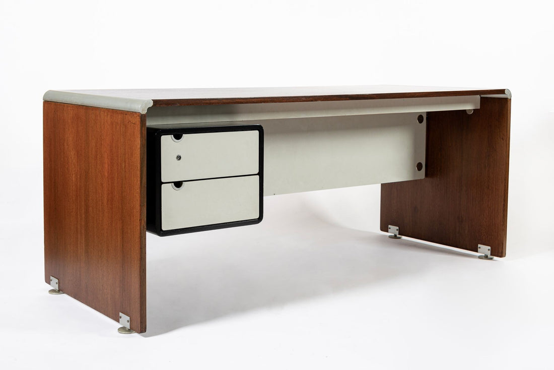 Rare Mid Century French Modern AR180 Desk by Alain Richard 1970s