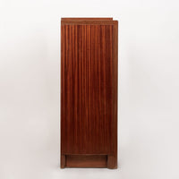Antique French Art Deco Mahogany Sideboard Cabinet by Andre Sornay