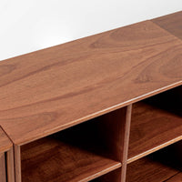 Danish Modern Modular Bookshelf Cabinet System in Teak Wood
