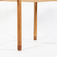 Mid-Century Danish Small Wood Extendable Dining or Game Table by SKM