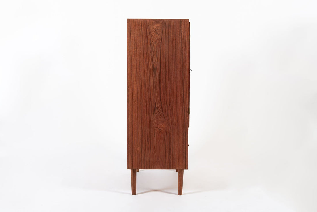 Mid Century Danish Teak Wood Storage or Bar Cabinet