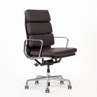 Eames for Herman Miller Tall Dark Purple Desk Chair