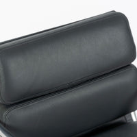 Eames for Herman Miller Gray Leather Office Chair 2000s