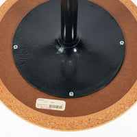 Mid Century George Nelson Pedestal Side Table for Herman Miller Black Laminate