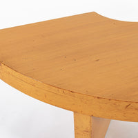 Mid Century Mahogany Wood Nuclear Coffee Table by Harvey Probber