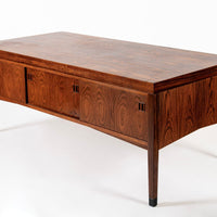 Exceptional Mid Century Danish Large Rosewood Executive Desk