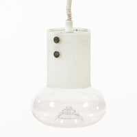Mid Century Swedish Modern Glass Pendant Lamp by Orrefors