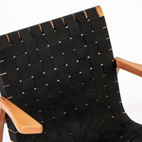 Rare Early Mid Century Wooden Rocking Chair by Ralph Rapson, 1940s