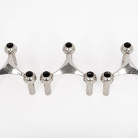 Mid Century Silver Candleholders by BMF Nagel Quist