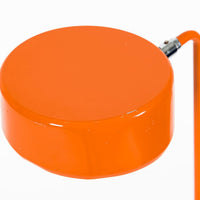 Vintage Mid-Century Modern Orange Floor Lamp by Ateljé Lyktan, Sweden, 1970s
