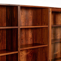 Mid-Century Modern Swedish Rosewood Wall Unit Bookcase by Bertil Fridhagen for Bodafors, 1960s