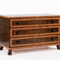 Vintage Mid Century Swedish Three Drawer Dresser