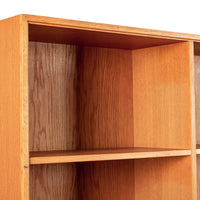 Large Mid Century Danish Teak Wood Bookshelf Wall Unit System