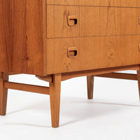 Mid Century Swedish Teak Rolltop Secretary Desk by Egon Ostergaard
