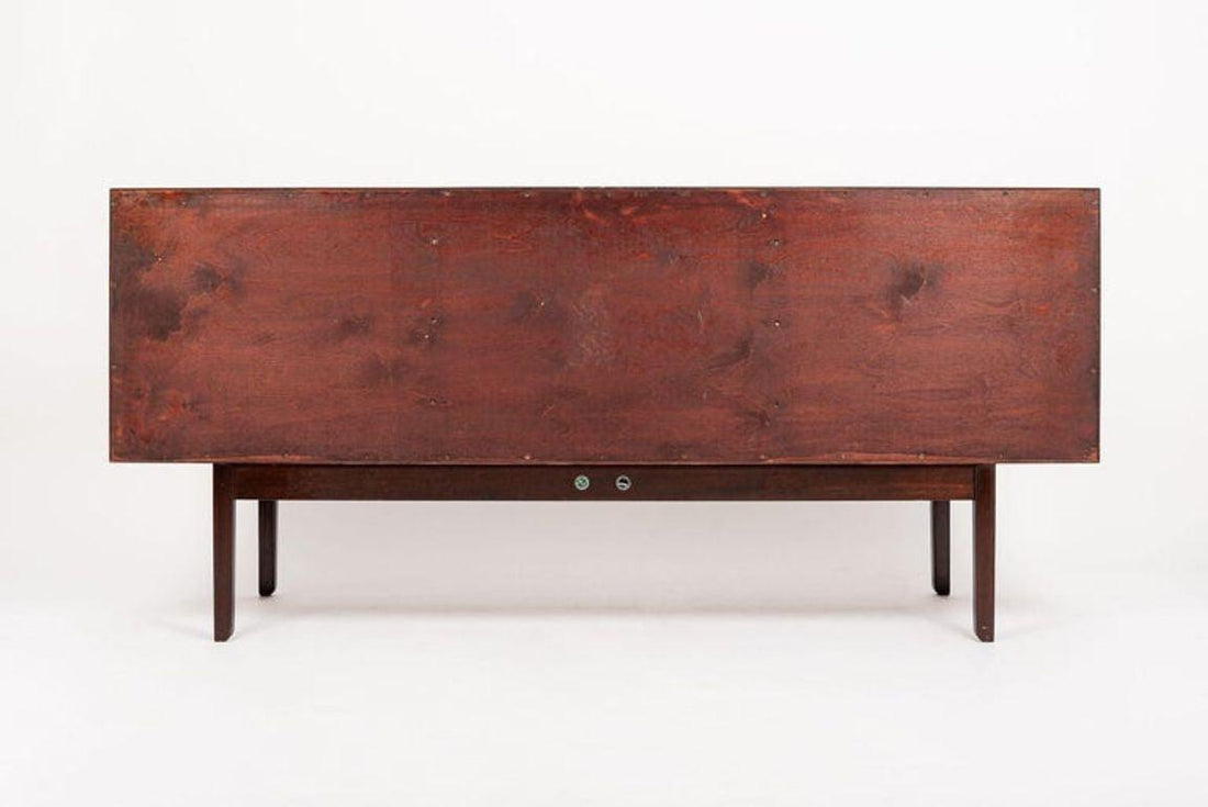 Mid Century Wood Sideboard Cabinet or Credenza by Ole Wanscher