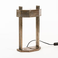 Antique Art Deco Brass Table Lamp by Marcel Breuer for 1925 Paris Exposition
