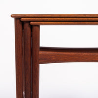 Mid Century Danish Teak Nesting Tables by Hans J. Wegner, 1960s