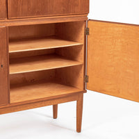 Mid-Century Scandinavian Teak Wood Storage Cabinet in the Style of Afdal