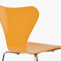 Yellow Danish Modern Dining Chair Series 7 by Arne Jacobsen for Fritz Hansen