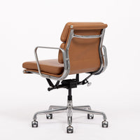 Eames Herman Miller Brown Leather Desk Chair Soft Pad 2000s