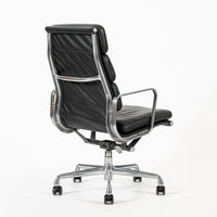 Authentic Eames Herman Miller Tall Black Leather Office Chair 2001