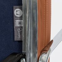 Herman Miller Eames Tall Medium Brown Leather Desk Chair Soft Pad