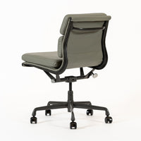 Herman Miller Eames Gray Leather Desk Chair Soft Pad 2000s