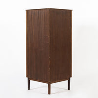Mid Century Danish Modern Rosewood Corner Cabinet 1960s