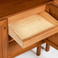 Pair Mid-Century Swedish Modern Teak Bookcase Cabinets, 1960s