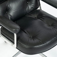 Eames Time Life Executive Chair Herman Miller Black Leather Office Chair 1981