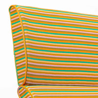 Eames Sofa Compact for Herman Miller, Alexander Girard Maharam Striped Fabric, 2 Available