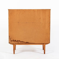 Mid Century Swedish Teak Rolltop Secretary Desk by Egon Ostergaard