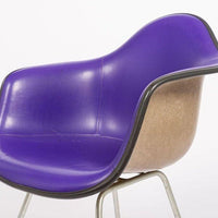 Mid Century Purple DAX Lounge Chairs by Eames for Herman Miller, 1960s