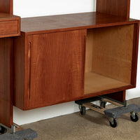 Mid-Century Modern Teak Wall Unit Bookcase RY100 by Hans Wegner for Ry Møbler, 1960s